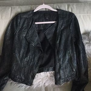 GUESS Blue Jean Sparkle & Shimmer Jacket